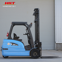 Nouveau chariot élévateur électrique, 1, 1,5, 2 tonnes, 2500, 3000 kg, chariot élévateur électrique à trois roues, personnalisation du logo multicolore disponible, CE ISO