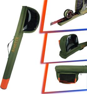 Kit <span class=keywords><strong>de</strong></span> <span class=keywords><strong>canne</strong></span> à pêche à la <span class=keywords><strong>mouche</strong></span> et moulinet 6'1'' 6'8'' LW0/1/2/3 en fibre <span class=keywords><strong>de</strong></span> carbone pour débutants (B02) - Product Image 6