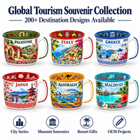 Souvenirs palestiniens, tasse en céramique avec motifs artistiques traditionnels, boîte cadeau, souvenir personnalisé de la Palestine, design emblématique, OEM ODM, vente en gros