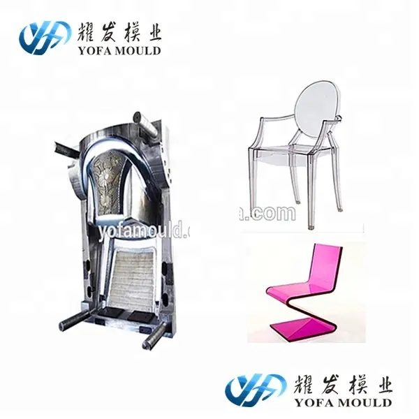 Polycarbonate plastic chair injection mould