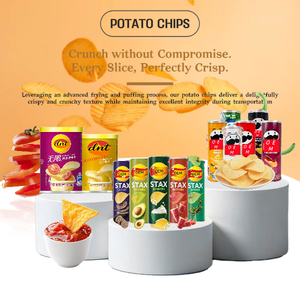 Papas Fritas Halal Certificadas, Bajo Contenido Calórico, Sabor Crema Agria y Cebolla, Tamaño Portátil de Bolsillo, OEM, para Oriente Medio, Se Acepta MOQ Bajo - Product Image 2