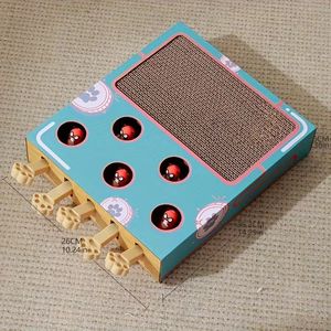 Jouet interactif en bois pour chat, labyrinthe de souris, griffoir, boîte de jeu de poursuite pour animaux de compagnie, taille personnalisée pour chats d'intérieur - Product Image 5