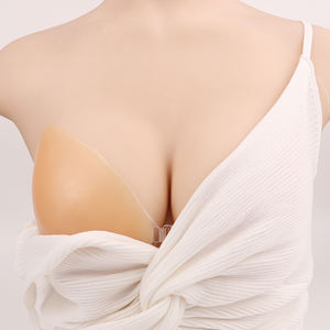 Nueva llegada forma de gota engrosamiento mujeres acolchado superior elástico <span class=keywords><strong>sin</strong></span> costuras <span class=keywords><strong>Bandeau</strong></span> pezón cubierta Crop <span class=keywords><strong>sin</strong></span> tirantes <span class=keywords><strong>sujetador</strong></span> de silicona líquida - Product Image 6