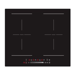 Table de cuisson à <span class=keywords><strong>induction</strong></span> flexible à zone libre de 60 cm à 3 brûleurs avec <span class=keywords><strong>plaque</strong></span> <span class=keywords><strong>blanche</strong></span> - Product Image 3