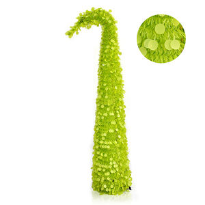 Meilleures ventes : Arbre <span class=keywords><strong>de</strong></span> Noël à tronc courbé en PVC vert fluorescent, article <span class=keywords><strong>de</strong></span> décoration festive pour intérieur et extérieur, pièce d'exposition - Product Image 2
