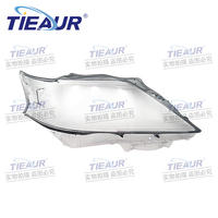 TIEAUR Abat-jour en verre trempé transparent pour phare de voiture, couvercle de lentille en PC pour RX450 2013-2015