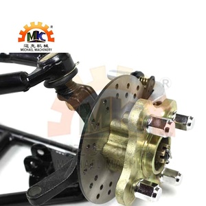 Mini Điện thép Golf giỏ hàng/đi Kart/ATV/UTV Buggy phía trước bánh xe nhỏ chỉ đạo trục - Product Image 4