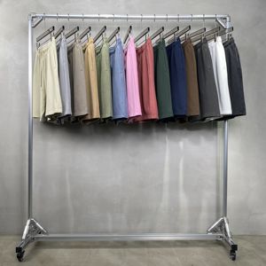 Mode Arrivée Qualité Surdimensionné Garçons Acide Lavé Couleur Teint 420g Français Terry Coton Douane Logo Hommes Sport Casual Shorts - Product Image 5
