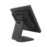 WUXIN Système Pos Tout en Un Ordinateur Windows 15 + 10 Pouces Double Écran Tactile Capacitif Coque en Fer/Tiroir-Caisse Système Pos/pos