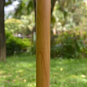 Parapluie de patio bohème en macramé-Conception de gland en corde de coton avec poteau en bois pour jardin et piscine - Product Image 5