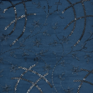 Deliza-58 organique Polyester 20% visqueux 80% tricoté tissu brodé uni léger hommes filles costumes chemises robe de mariage - Product Image 1