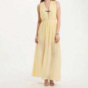 Robe en coton personnalisée 2025 pour femme – Style décontracté, élégant et modeste – Robe midi tissée taille haute avec dentelle - Product Image 1