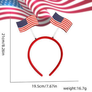 Diadema con Lentejuelas y Diseño de la Bandera de Argentina 2026 para Decoración de Fiestas, Aficionados al <span class=keywords><strong>Fútbol</strong></span>, Accesorio para Animar en Partidos de <span class=keywords><strong>Fútbol</strong></span> - Product Image 2