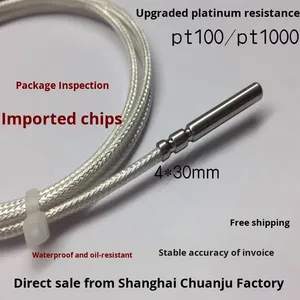 Sensor de Temperatura de Resistencia Térmica de Platino Pt100 de China, Impermeable, para Alta Temperatura, Modelo CJWZP-0430-A Plati - Product Image 3