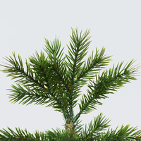 Fuyan Fabrik 48cm Grüner Künstlicher Bonsai-Kiefernbaum Duftende Plastik-Dekorationspflanze für Hotels mit Gras- und Blumentypen