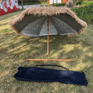 <span class=keywords><strong>Parasol</strong></span> de plage moderne robuste sur mesure à <span class=keywords><strong>prix</strong></span> d'usine, base <span class=keywords><strong>en</strong></span> acier, imitation <span class=keywords><strong>paille</strong></span> écologique, pour cour - Product Image 2