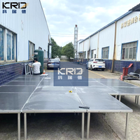 Facile à installer treillis en aluminium assembler scène de Concert anti-dérapant 0utdoor scènes d'événement de scène mobile à vendre