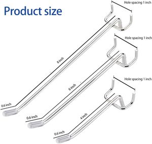 My Shopfittings 6 INCH OR 15CM OR 150MM Heavy Duty PEGBOARD PEG