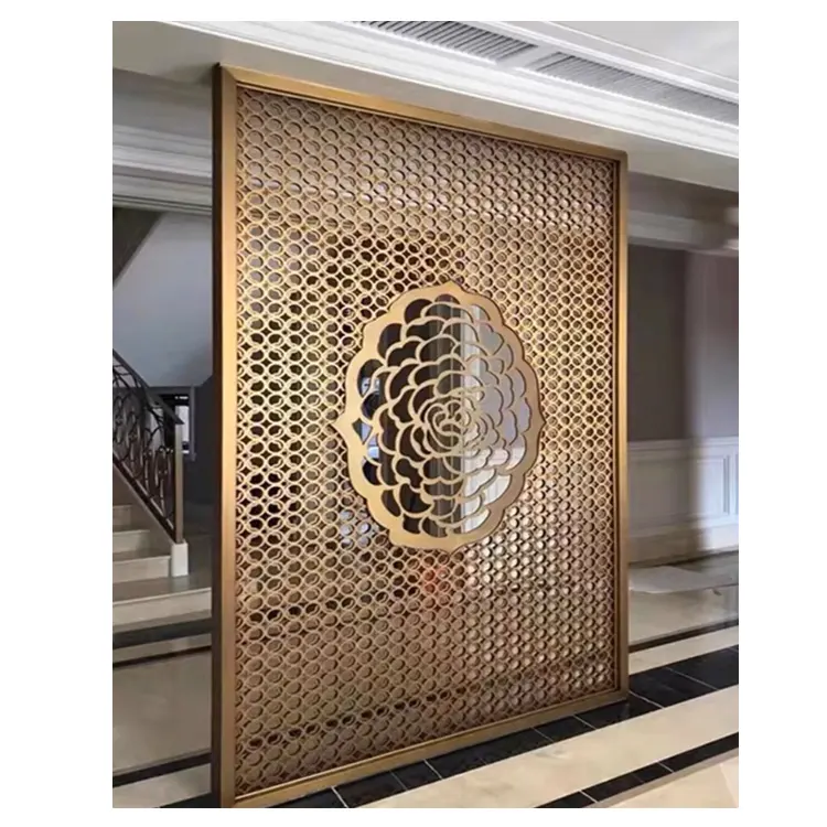 Customized Personalized Laser Cut Aluminum Alloy Privacy Screen Metal Partition Laser Cutting Panels