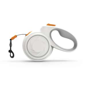 Commercio all'ingrosso 5m/16ft nastro di Nylon riflettente che cammina guinzaglio retrattile per animali domestici per cani di piccole dimensioni - Product Image 1