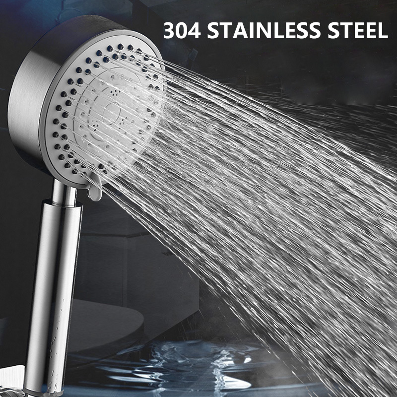 Shower head stainless steel 5 modes 100 mm
