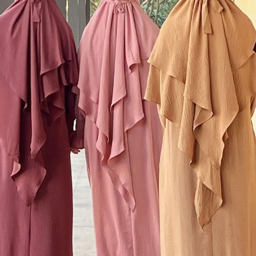 डोना मुसल्मनामी के सुंदर कपड़े तुर्की मुस्लिम फैशन हिजाब काले रंग की दुबाई अबाया ड्रेस कफ्टन कपड़े महिलाएं