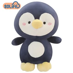 Peluche-peluches personalizados de anime para niñas, muñecos suaves de pingüino, juguete suave de panda