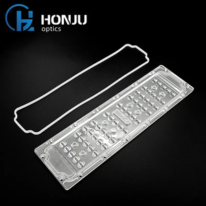 Mảng ống kính quang học <span class=keywords><strong>LED</strong></span> Honju 250x70mm 3030 50n1 đa góc chiếu sáng đường phố, đèn pha <span class=keywords><strong>LED</strong></span>, nhiều ống kính - Product Image 2
