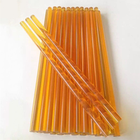 Adhésif thermofusible en polyamide 94V-0 couleur ambre, bâtons de colle thermofusible haute température pour le collage de cartes mères de circuits imprimés