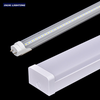 Tube LED linéaire 2x36W à montage en saillie avec diffuseur prismatique – Lampe tubulaire disponible