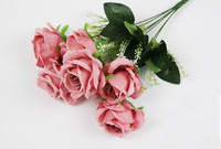 Vente en gros fleurs artificielles décor mariage, fleur de pièce maîtresse pour décoration mariage artificiel