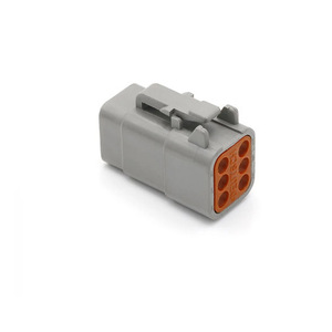 Conector Automotriz de 6 Posiciones, Plástico Gris, Impermeable IP20, para Auto DTM04-6P DTM06-6S - Product Image 2