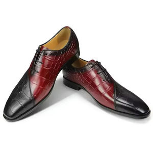 Chaussures de robe de mariée rétro, fabriquées à la main, bout pointu, chaussures Oxford noires, designer luxueux, chaussures de fête en plein air - Product Image 5