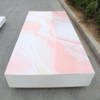 La feuille de marbre durable de PVC profile l'installation de verrouillage imperméable de matière plastique pour l'application de salon