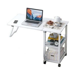 Nouvelle arrivée - Bureau d'ordinateur réglable en hauteur avec roulettes mobiles durables pour étudiants et support pour ordinateur portable T1089 - Product Image 4