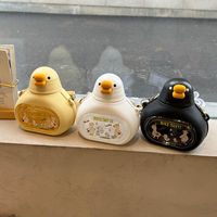 Tasse à ventouse Canard Jaune 650ML, Mignonne, Dessin Animé, Kawaii, pour Enfants, à Boire Directement, Bandoulière, Design Attrayant, Tasse Bébé