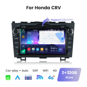 Schermo Multimediale di Navigazione GPS Mekede Android Radio Universale per Auto 8 Pollici <span class=keywords><strong>Honda</strong></span> <span class=keywords><strong>CRV</strong></span> 9109 Con CD DVD - Product Image 2