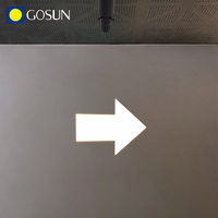Projecteur portatif Gosun 15W à boîtier en aluminium, orientable à 42 degrés, mini spot LED de haute qualité pour rail