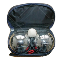2025 Usine Directe Personnalisable Boccia Ball Set 73mm Acier Boule De Pétanque 2 Pcs Normal Sac À Main Paquet Offre Spéciale En Plein Air