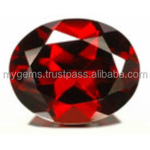 Gema Suelta de Granate Rojo Natural de Mozambique, Ovalada, de Alta Calidad 3A, 8x6mm, 1.35ct, Certificada por Terceros, para Joyería - Product Image 3