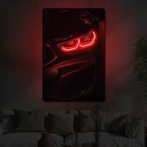 Bán buôn tùy chỉnh RGB <span class=keywords><strong>LED</strong></span> Neon tường dấu hiệu nghệ thuật hiển thị xe Poster ánh sáng cho trong nhà Nhà Phòng Ngủ - Product Image 4
