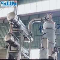 Evaporador de Circulación Forzada de Vapor de Acero Inoxidable de Alta Eficiencia SUN, Controlado por PLC, con Ahorro de Energía para Salsa de Chile
