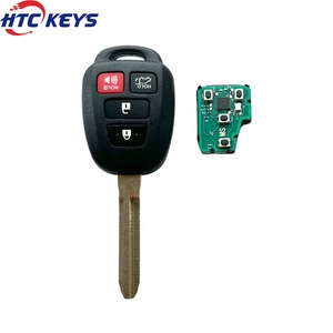 Guscio di Ricambio per Chiave <span class=keywords><strong>Auto</strong></span> a 3+1 Pulsanti 315MHz con Chip H per SUV Toyota Tundra RAV4 2017-2019, Custodia Chiave <span class=keywords><strong>Auto</strong></span> FCCID: GQ4-52T - Product Image 6