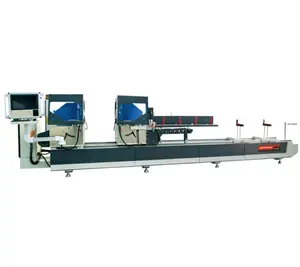 Intelligent CNC Double Head Precision Cutting Saw for Aluminum Profiles Continuous Cutting of Different Lengths Possible