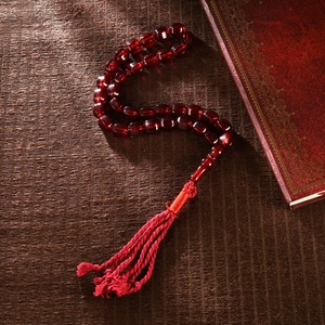 Entrega rápida borla oración 33 Misbaha Tasbeeh musulmán Rosario cuentas contador pulsera regalo joyería Islámica - Product Image 3