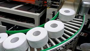 Sistema Automático de Rebobinado y Empaquetado de Rollos de Papel Higiénico de 380V con Capacidad de 150-200 M/min - Product Image 6