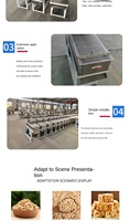 Machine à décortiquer les cacahuètes multifonctionnelle en acier inoxydable, capacité 500 kg, 220 V, pour cacahuètes grillées/sèches