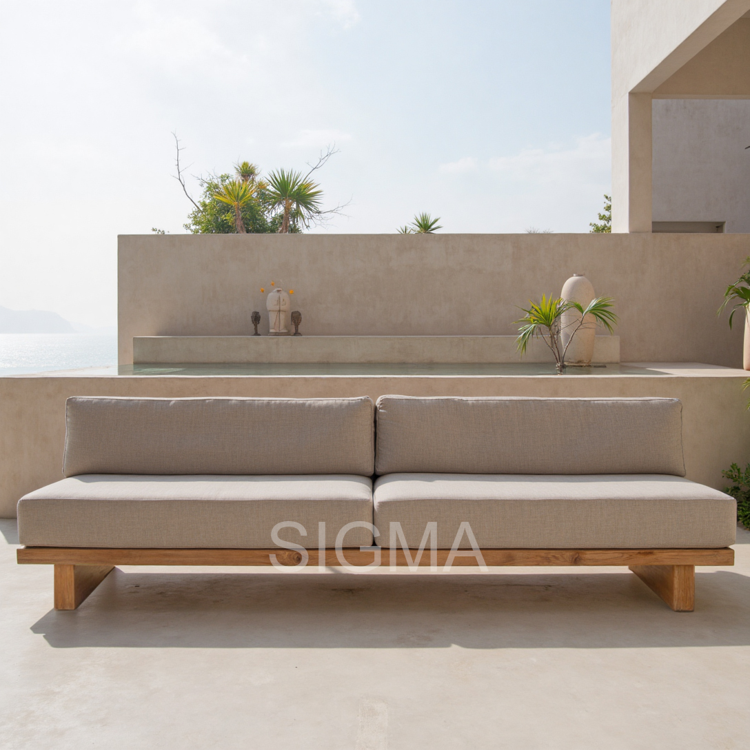 Eco-Friendly Luxury Teak Wood Garden Sets for Outdoor Use Weather-Resistant Furniture for Patio Courtyard Hotel Villa Farmhouse