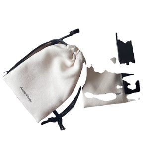 Pochette en velours suédé haut de gamme avec cordon de serrage pour bijoux, huiles essentielles, produits de soin de la peau, sac d'emballage - Product Image 1