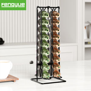 Support créatif pour capsules <span class=keywords><strong>Nespresso</strong></span> miniatures, en métal avec revêtement en poudre, décoration de bureau, rangement pour la maison et le bureau - Product Image 1